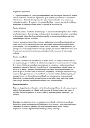 Diagnostico Empresarial