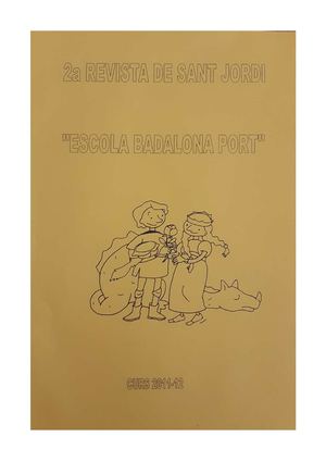 2a Revista Sant Jordi Escola Badalona Port