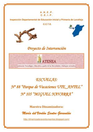 Proyecto De Intervención Escuelas Atenea 2015