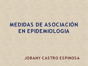 2 4 Medidas De Asociación En Epidemiologia