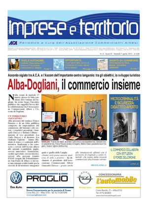 Impresa e territorio Aprile 2015