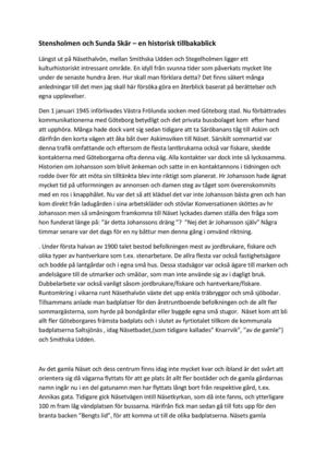 Historik Stensholmen Och Sunda Skär2