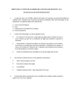 Minuta 18 Marzo 2015