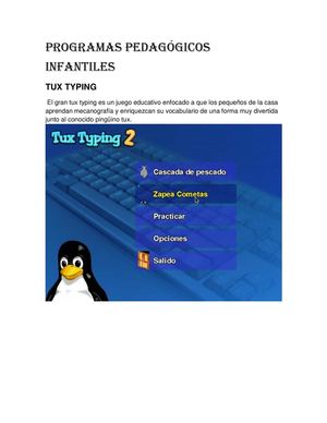 Programas Pedagogicos Infantiles Yulisa