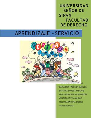 Esquema De Proyecto Aprendizaje Servicio