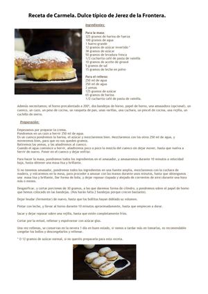 Receta De Carmela Cristina