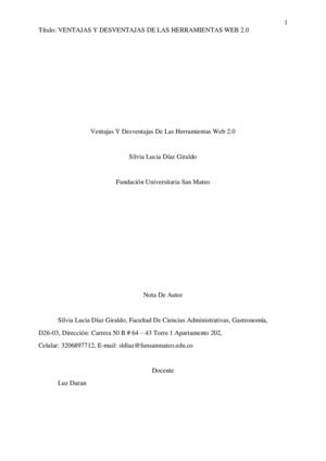 Ventajas Y Desventajas De Las Herramientas Web 2.0