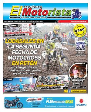 Periódico El Motorista 06 de Abril del Año 2015