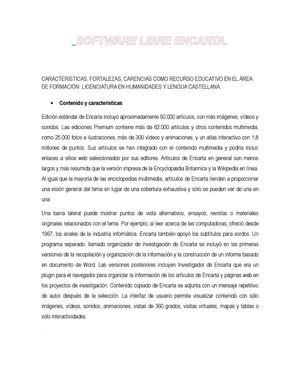 Software Libre Encarta