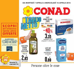 Volantino Conad Toscana Dal 7 Al 15 Aprile