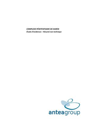 Effectenstudie  Haren Resume Non Technique FR