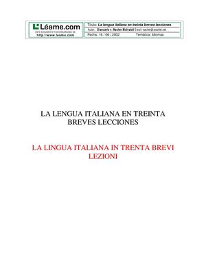 Idiomas Italiano Curso Completo De Italiano