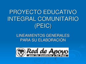 PROYECTO EDUCATIVO