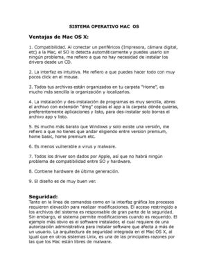 Sistema Operativo Mac Os