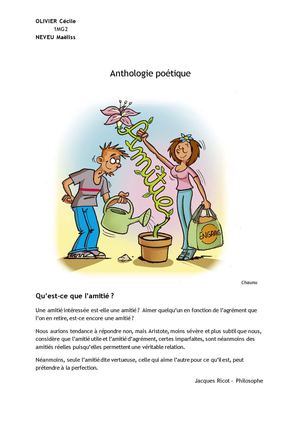 Anthologie MaelissCecile Léandre