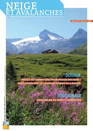 Avalanche au Mont Chaberton