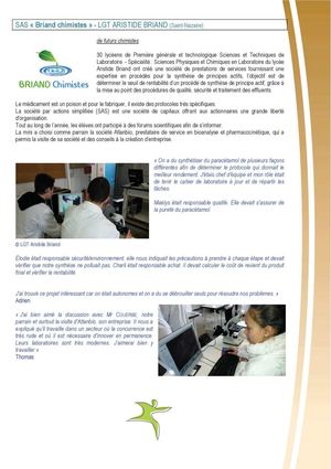 Découvrez ici les mini-entreprises de la promotion 2015 de l'action éducative "Envie d'entreprendre, envie de créer"