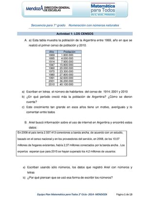 Secuencia Numeracion 7
