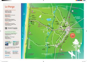 Le Porge plan 2015 de vos vacances et loisirs