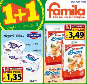 Volantino Famila Centro Dal 8 Al 21 Aprile
