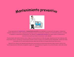 Mantenimiento Preventivo