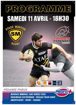 PROGRAMME DE MATCH STADE MONTOIS vs TARBES 11/04/2015