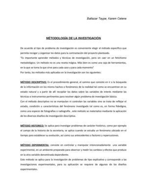 Metodologia De La Investigación Baltazar