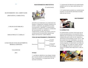 Mantenimiento Del Computador 1