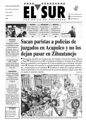 El Sur Viernes 10042015