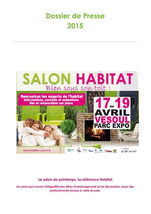 Habitat Vesoul2015 Dossierdepresse