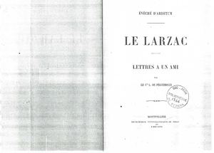 ARISITUM étude historique par le Comte de PÉGEIROLES