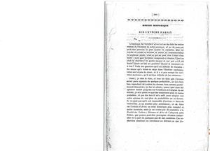 ARISITUM étude historique par Victor de BONALD