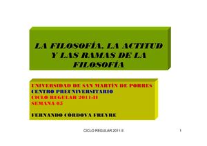 Ramas De La Filosofia