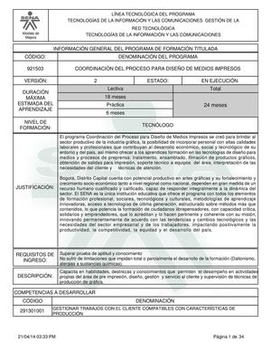To Coordinación Del Proceso Para Diseño De Medios Impresos