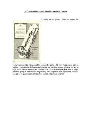 Historia De La Prensa