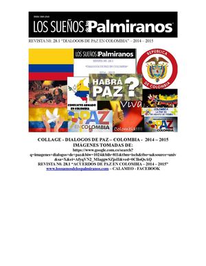 Revista N0 28 1 Diálogos De Paz En Colombia Los Cinco Temas Para Alcanzar La Paz En Colombia