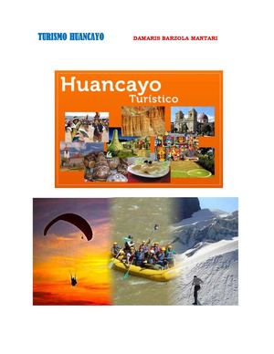 Turismo Huancayodamaris Barzola Mantari