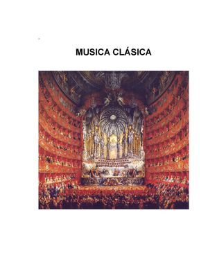 La Música en el Clasicismo