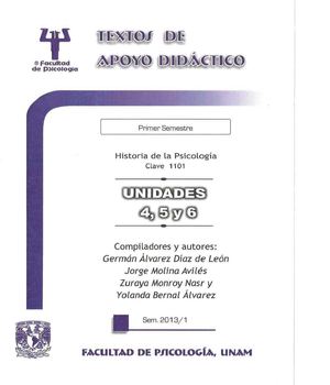 Historia De La Psicologia Alvarez Diaz