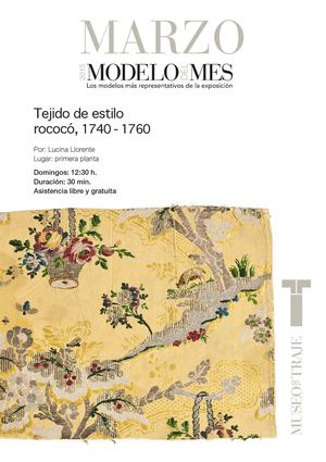 Tejido de estilo rococó, 1740 - 1760