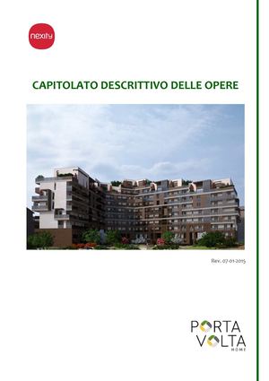 Porta Volta Home - Capitolato Descrittivo Delle Opere