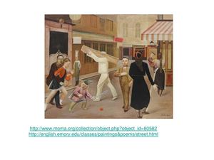 Ekphrastic Poetry. Paintings that inspired poets