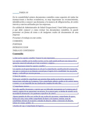 Soportes Contables Taller 10 Grupo