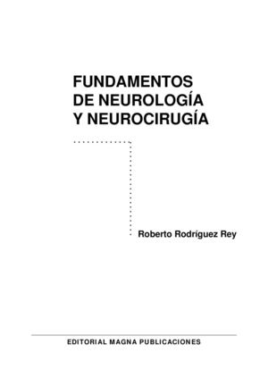 Fundamentos De La Neurologia Y Neurocirugia