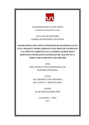 Salud En El Trabajo Y El Ambiente