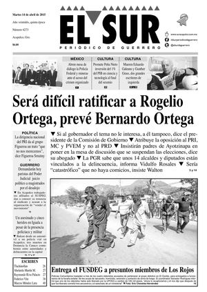 El Sur Martes 14042015