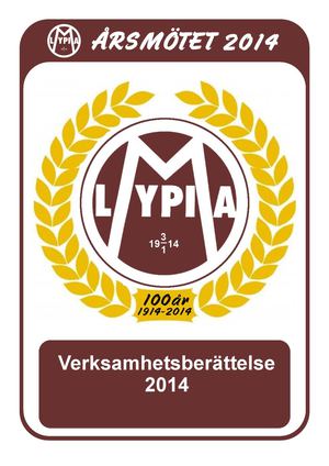 Verksamhetsberättelse 2014