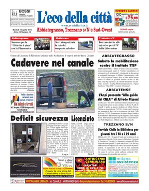 L'eco della città del 14 aprile 2015