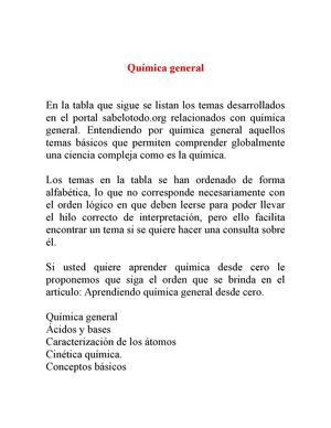 Química General