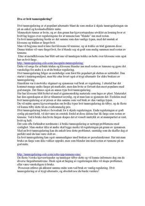 Hva Er Hvit Tannregulering